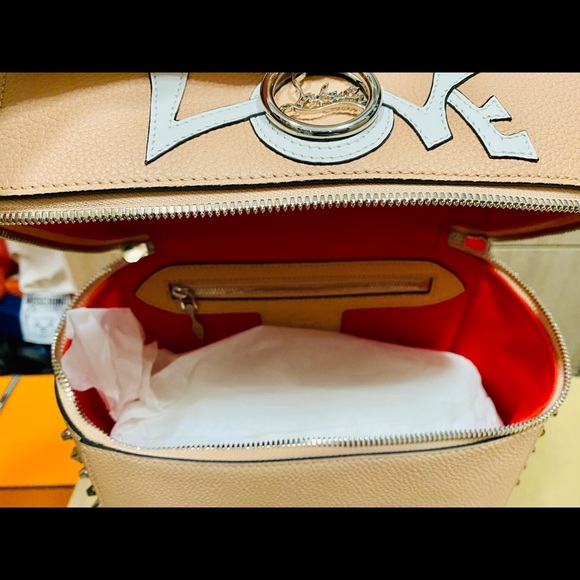 CHRISTIAN LOUBOUTIN- Rubylou Love Leather Backpack - Picture 9 of 16